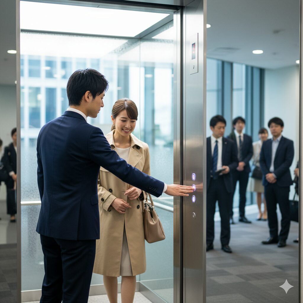 モテる男性　レディファースト