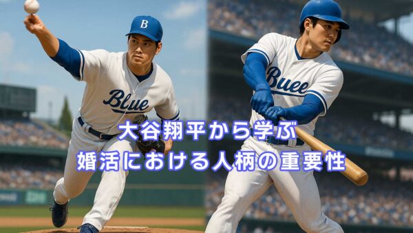 大谷翔平から学ぶ婚活における人柄の重要性