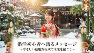 婚活初心者へ贈るメッセージ〜やさしい結婚方程式で未来を描こう〜