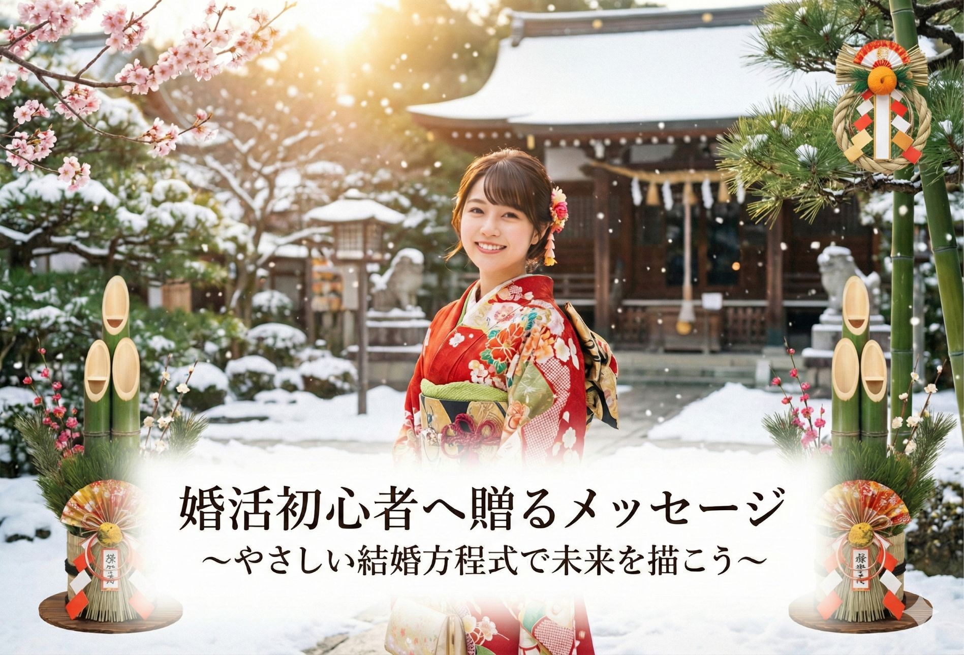 婚活初心者へ贈るメッセージ〜やさしい結婚方程式で未来を描こう〜