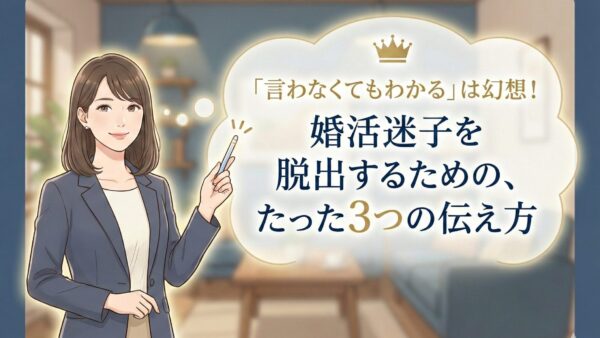 「言わなくてもわかる」は幻想！婚活迷子を脱出するための、たった3つの伝え方