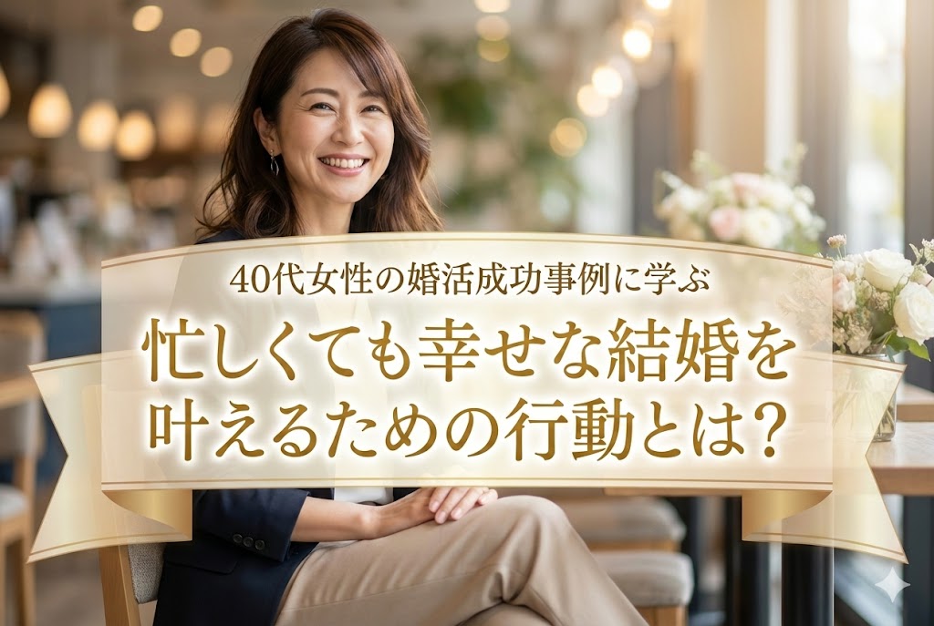 忙しくても幸せな結婚を叶えるための行動とは?