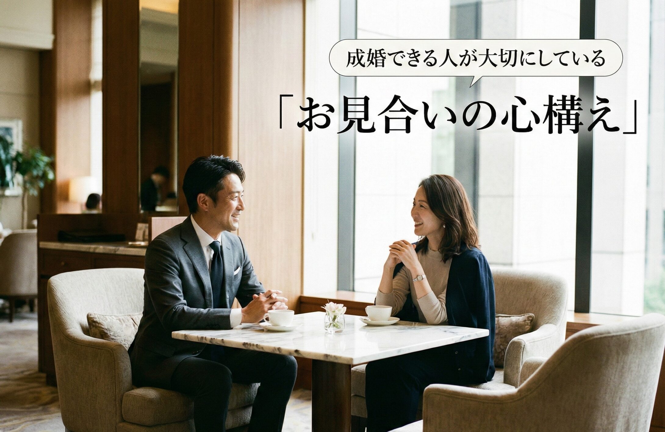 成婚できる人が大切にしている「お見合いの心構え」