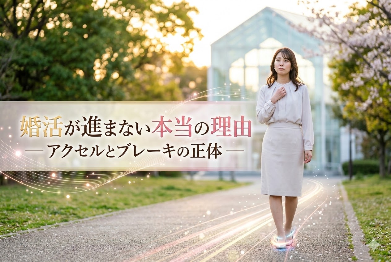 婚活が進まない本当の理由 ― アクセルとブレーキの正体 ―