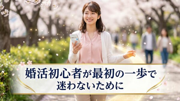 婚活初心者が最初の一歩で迷わないために